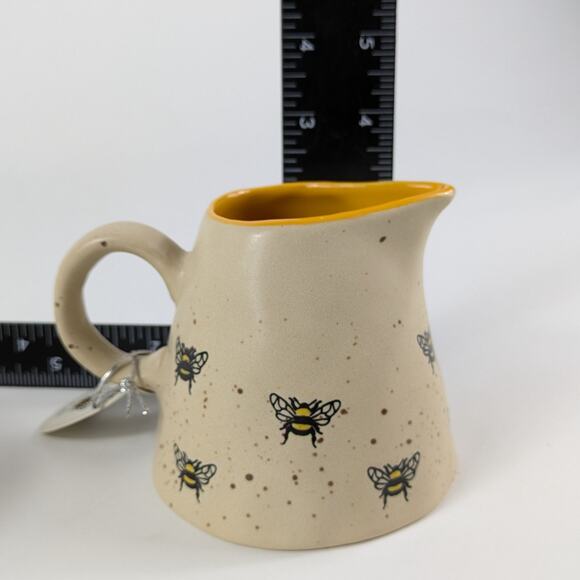 Spectrum Designz Barney Bee Repeat Sugar Bowl Creamer Set New Tags NWT Bumblebee - Picture 13 of 16